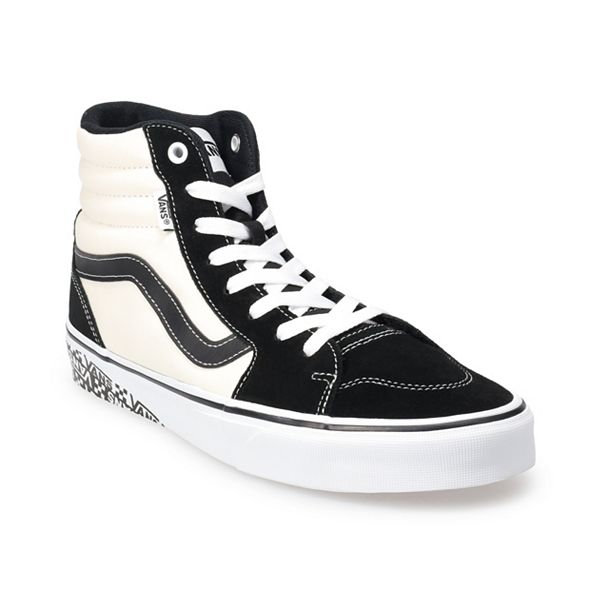 Kohls black and white on sale vans