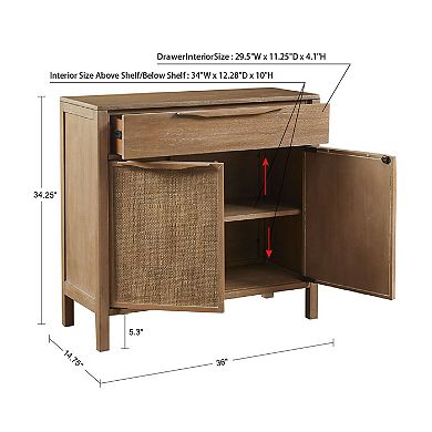 Madison Park Nora 2-Door Storage Cabinet