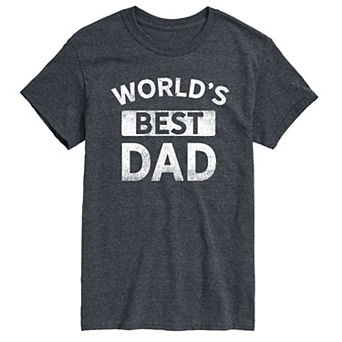 Big & Tall World's Best Dad Tee