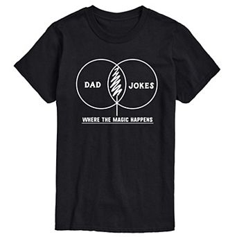 Big & Tall Dad Joke Diagram Tee