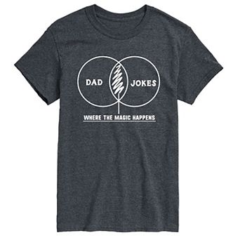 Big & Tall Dad Joke Diagram Tee