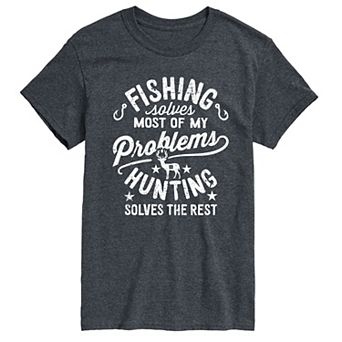 Big & Tall Fishing Solves Tee