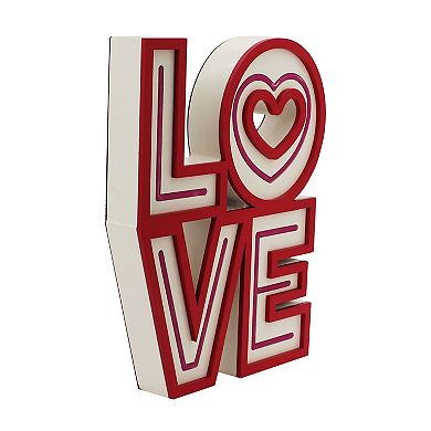 Celebrate Together Valentine's Day LED Love Table Decor