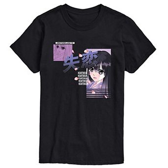 Big & Tall Anime Heartbreak Tee