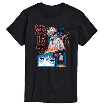 Big & Tall Anime Never Surrender Tee