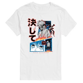 Big & Tall Anime Never Surrender Tee