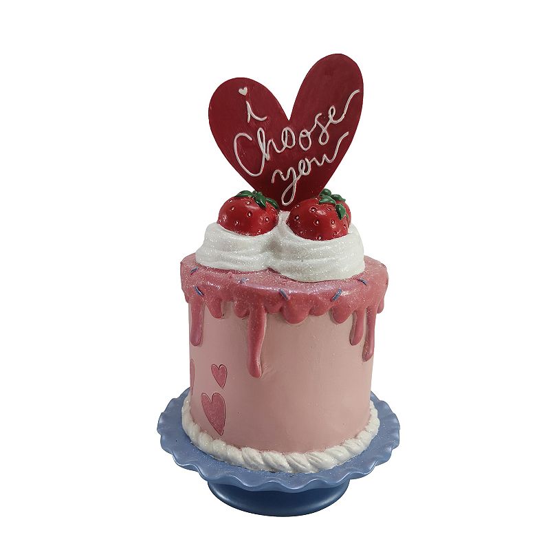 Celebrate Together Valentines Day I Choose You Cake Table Decor, Multicolo