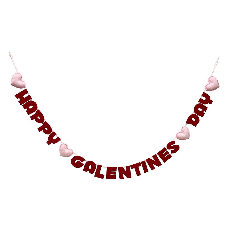 Celebrate Together Valentines Day Happy Galentines Day Garland, Multicolo