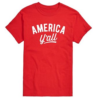 Big & Tall America Yall Tee