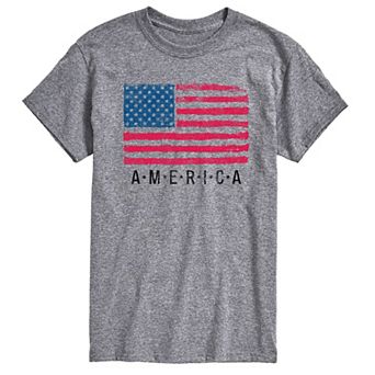 Big & Tall US Flag Tee