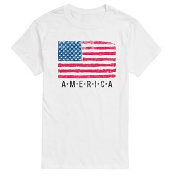 Big & Tall US Flag Tee