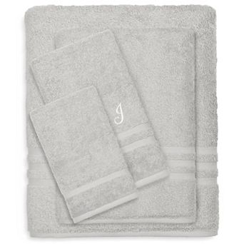 Linum Home Textiles Turkish Cotton Denzi 4 pc Personalized Towel Set