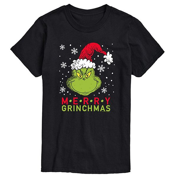 Big & Tall Dr. Seuss Merry Grinchmas Tee