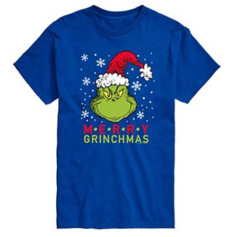 Big & Tall Dr. Seuss Merry Grinchmas Tee