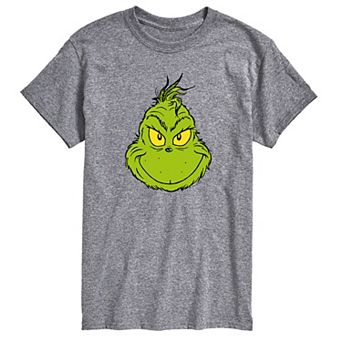Big & Tall Dr. Seuss Grinch Face Tee
