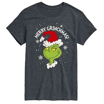 Big & Tall Dr. Seuss Merry Grinchmas Tee