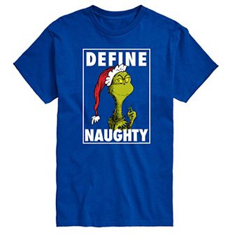Big & Tall Dr. Seuss Define Naughty Tee