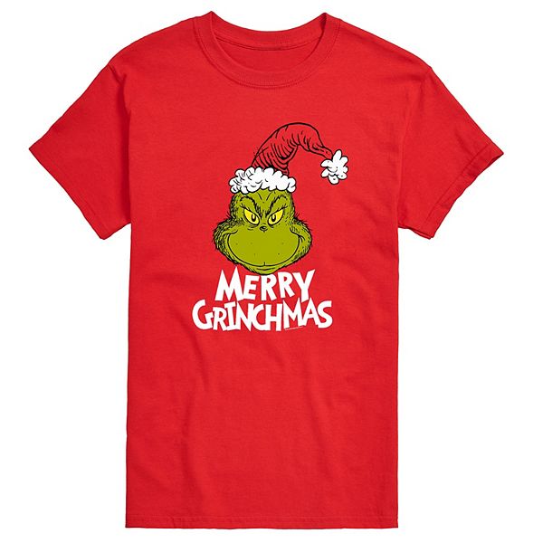 Big & Tall Dr. Seuss Merry Grinchmas Tee