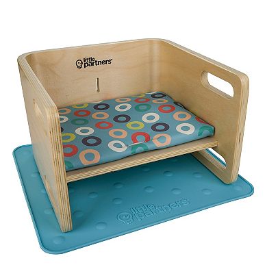 Little Partners 3-in-1 Learning Booster Seat and Step Stool