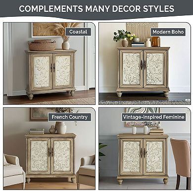 Madison Park Wyatt 2-Door Accent Cabinet
