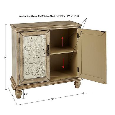 Madison Park Wyatt 2-Door Accent Cabinet