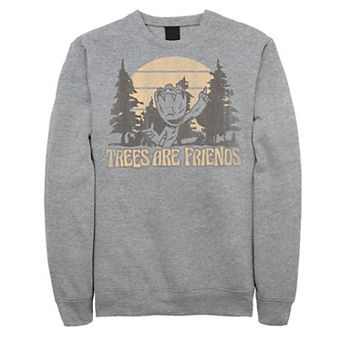 Men's Marvel Guardians Of The Galaxy Groot Trees Are Friends Sweatshirt