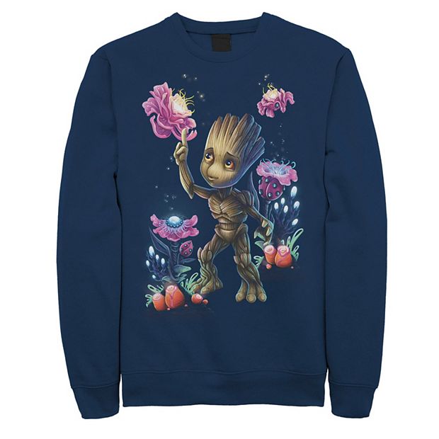 Men s Marvel Guardians Of The Galaxy Groot Plants Sweatshirt