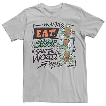 Men's Marvel Guardian Of The Galaxy Groots Cycle Of Life Tee