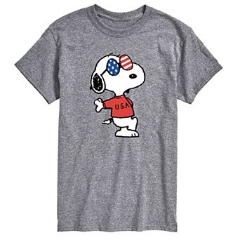 Big & Tall Peanuts Americana Snoopy Tee