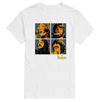 Big & Tall The Beatles Group Blocks Tee