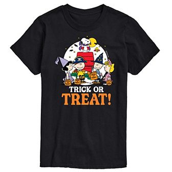 Big & Tall Peanuts Trick Or Treat Tee
