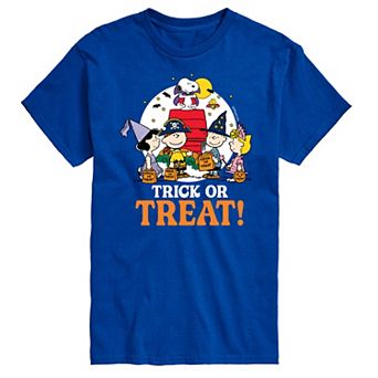 Big & Tall Peanuts Trick Or Treat Tee
