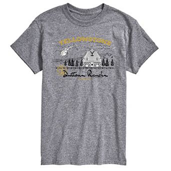 Big & Tall Yellowstone Dutton Ranch Tee