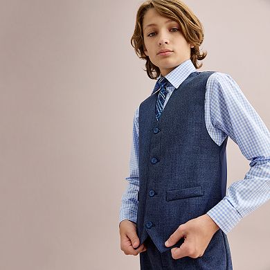 Boys 4-12 IZOD Vest, Shirt, Pants & Tie Set