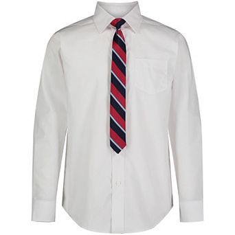 Boys 4-20 IZOD Button Up Shirt & Tie Set