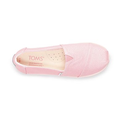 TOMS Girls' Platform Alpargata Shoes