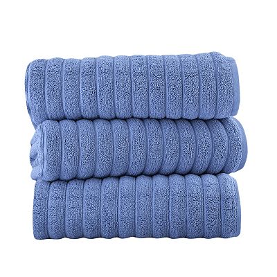 Classic Turkish Towels Genuine Cotton Soft Absorbent Brampton Bath Sheets Set of 3