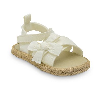 Baby Girl Carter's Eyelet Espadrille Sandals
