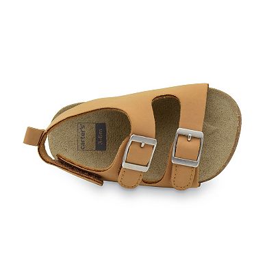 Baby Carter's Tan 2 Strap Sandals