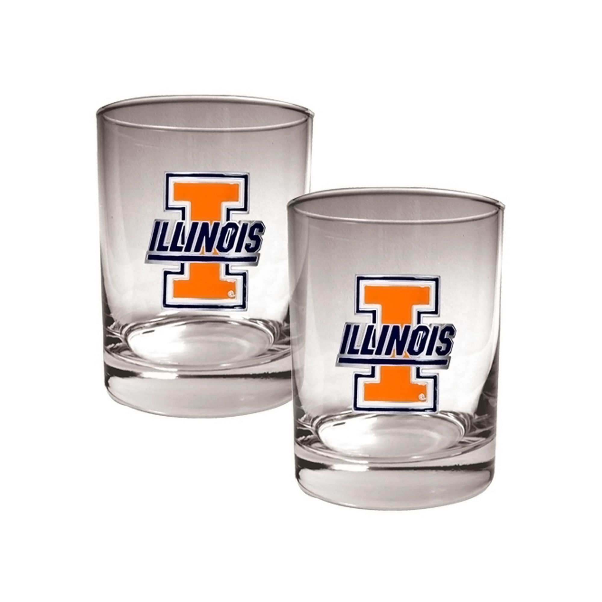 Illinois Fighting Illini 2-pc. Rocks Glass Set, Multicolor