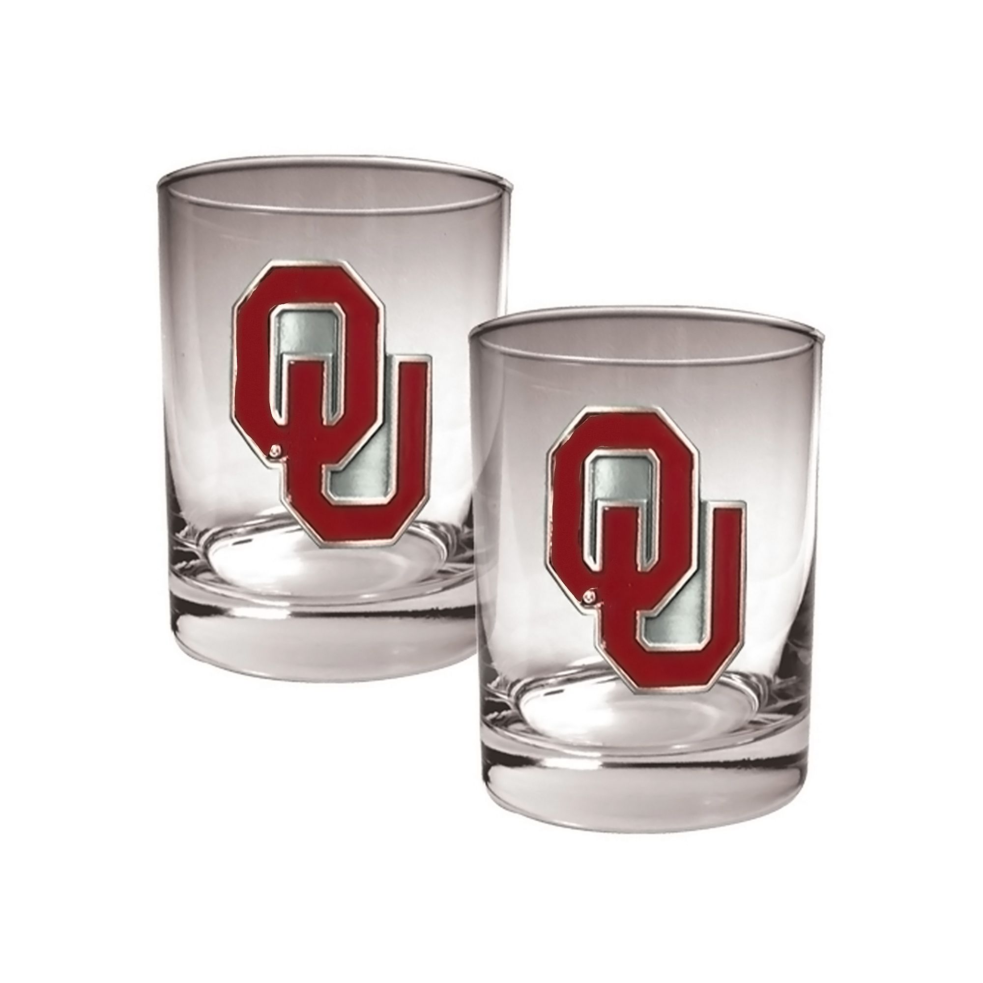 Oklahoma Sooners 2-pc. Rocks Glass Set, Multicolor