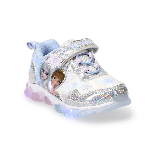 Disney's Frozen Anna and Elsa Toddler Girls' Light-Up Shoes