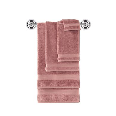 Classic Turkish Towels Genuine Cotton Soft Absorbent Amadeus 6 Piece Set, 2 Bath Towels, 2 Hand Towels, 2 Washcloths
