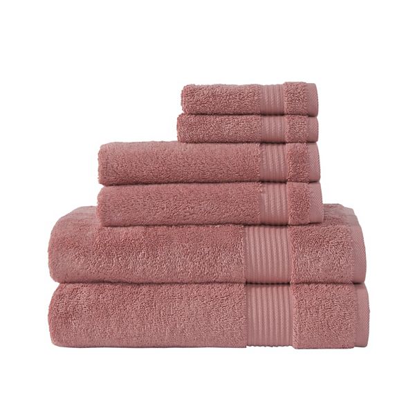 Classic Turkish Towels Genuine Cotton Soft Absorbent Amadeus 6 Piece