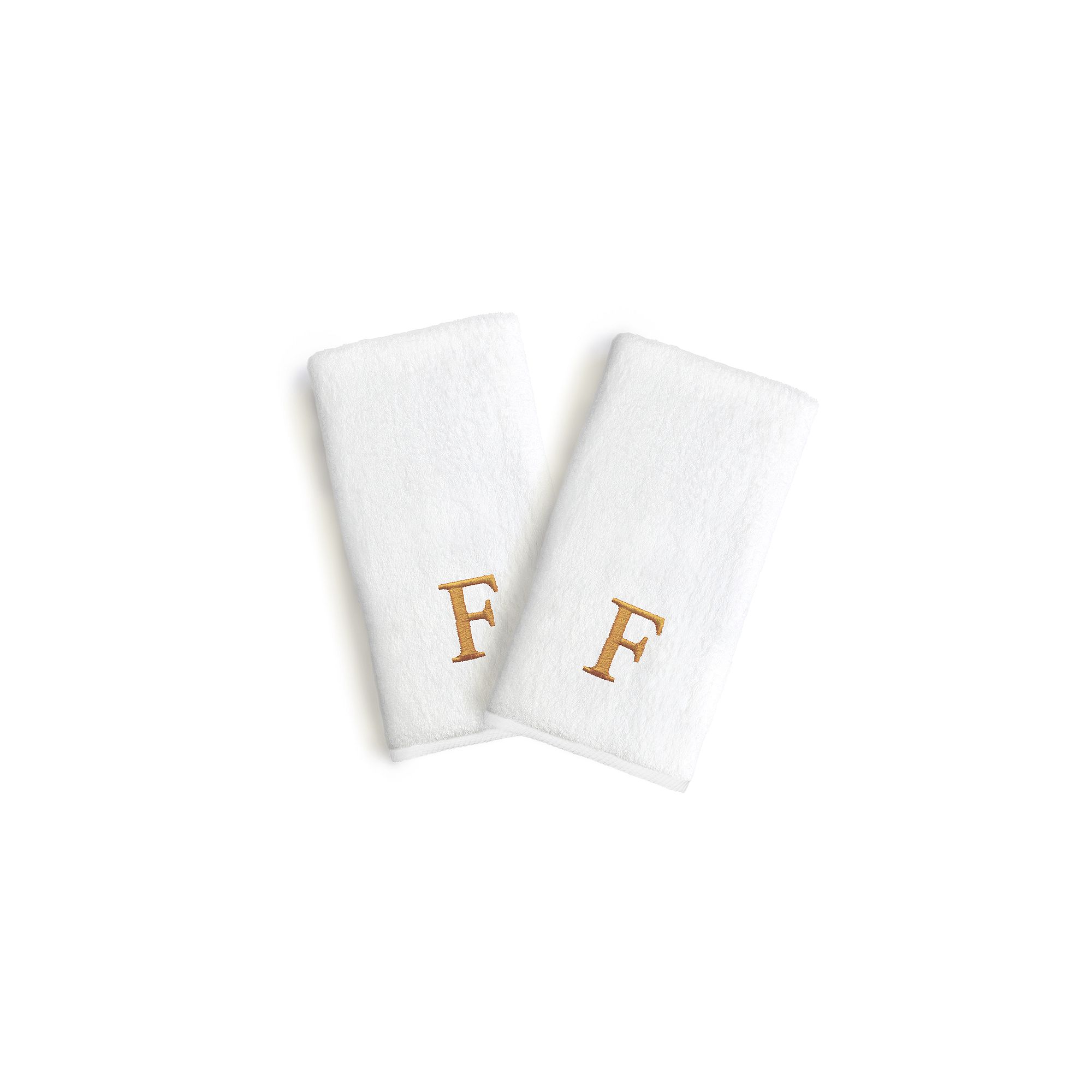 Linum Home Textiles Monogrammed Luxury Turkish Cotton Novelty Hand Towels 2