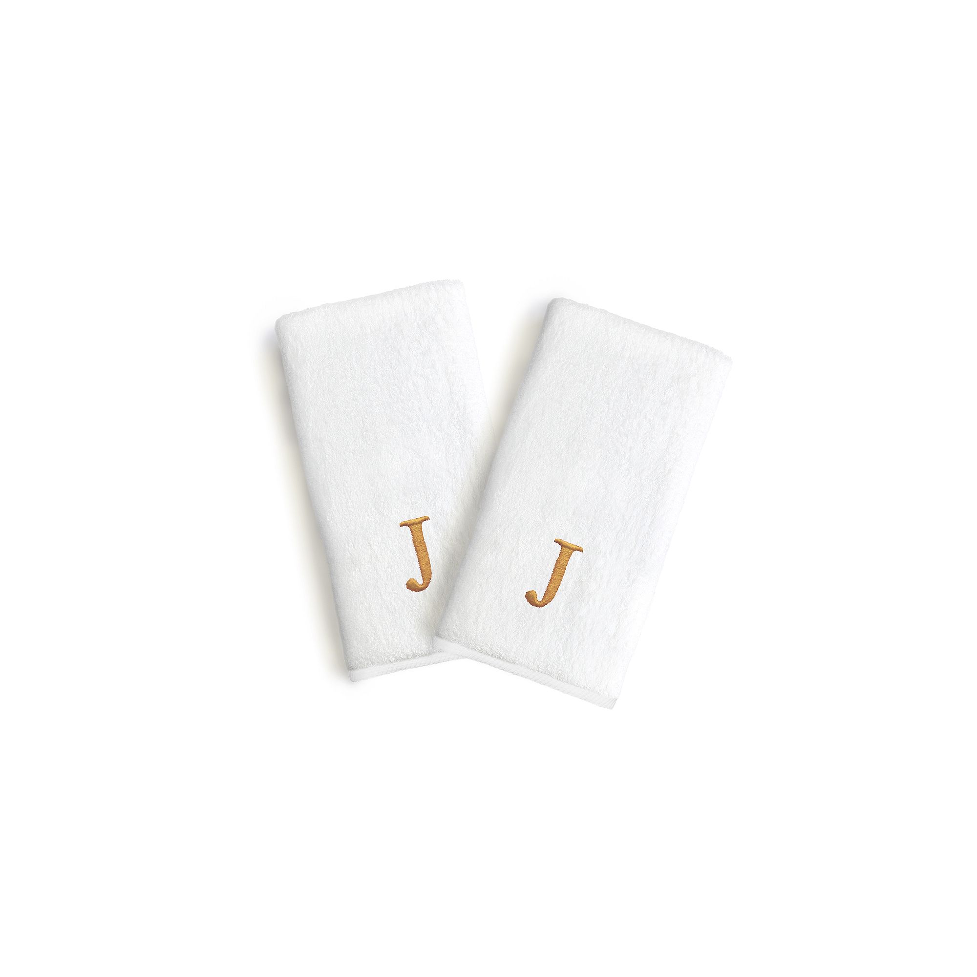 Linum Home Textiles Monogrammed Luxury Turkish Cotton Novelty Hand Towels 2