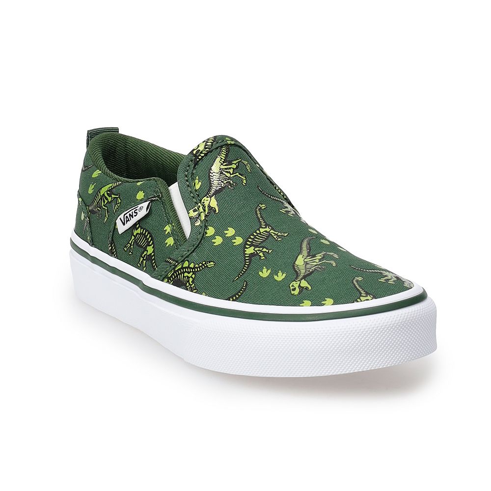 Vans® Asher Dinosaur Boys' Slip-On Shoes