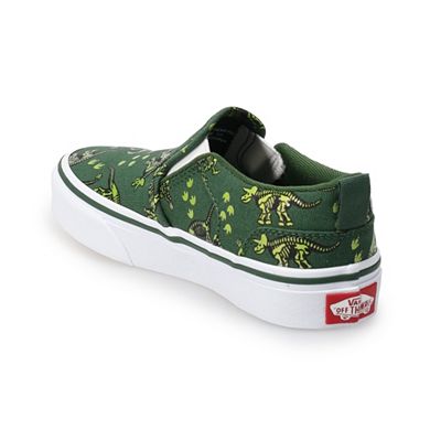 Vans® Asher Dinosaur Boys' Slip-On Shoes