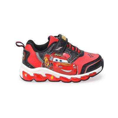 Disney Pixar Cars Lightning McQueen Toddler Boys Light Up Shoes