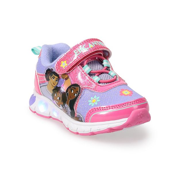 Girls light best sale up shoes